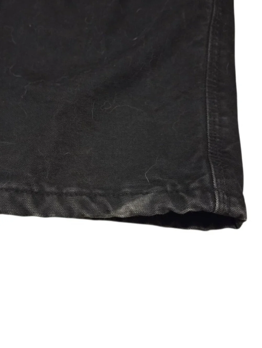 Carhartt Men's R27 BLK Quilt Lined Duck Bib Overalls 50x28 Black Workwear